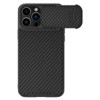 Nillkin Synthetic Fiber S Case Pouzdro pro iPhone 14 Pro Max s krytem fotoaparátu černé