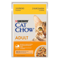 Cat Chow, 26 x 85 g - 22 + 4 zdarma! - kuřecí