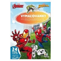 Vymaľovanky A4+ - Marvel - kniha z kategorie Omalovánky