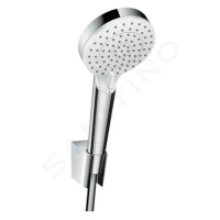 Hansgrohe 26694400 - Set sprchové hlavice, 2 proudy, držáku a hadice, EcoSmart, bílá/chrom