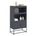 vidaXL Skříň highboard antracitová 68,5 x 38,5 x 123,5 cm ocel