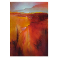 Ilustrace Red land, Annette Schmucker, 26.7 × 40 cm