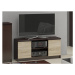 Stolek pod TV RTV 120 2D 1P wenge / sonoma