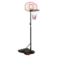 vidaXL Basketbalový koš bílý 216–250 cm polyethylen