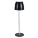 LED Stmívatelná nabíjecí stolní lampa LED/3W/5V 3000K černá
