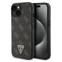 Pouzdro Guess 4G Triangle Metal Logo Na Iphone 15 Plus 14 Plus Černé