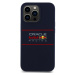 Oracle Red Bull Racing Silicone Horizontal Logo MagSafe kryt iPhone 13 Pro modrý