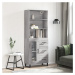 vidaXL Skříň highboard šedá sonoma 69,5 x 34 x 180 cm kompozitní dřevo