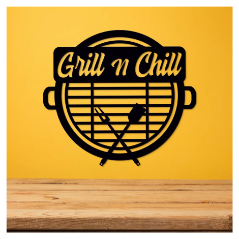 Dřevěná výzdoba do kuchyně - Grill n Chill DUBLEZ