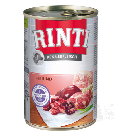 Rinti Dog konzerva hovězí 400g + Množstevní sleva Sleva 15%