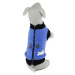 Vsepropejska Jazzy mikina pro psa na zip Barva: Modrá, Délka zad (cm): 24, Obvod hrudníku: 20 - 