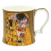 Home Elements Porcelánový hrnek 360 ml, Klimt, Polibek zlatý