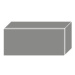 ARGENAU, horní skříňka W4b 80, korpus: grey, barva: fino černé