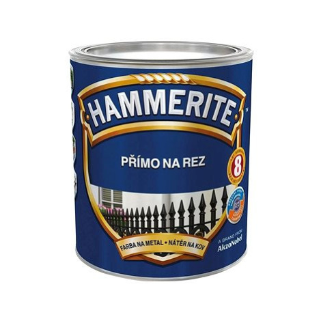 AKZO NOBEL Hammerite Přímo na rez hladký 0,25 l Modrý