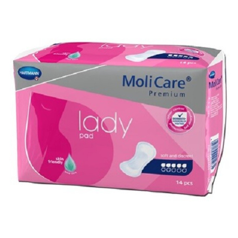 MOLICARE LADY absorbční vložky 5 kapek 1029 ml, 14ks