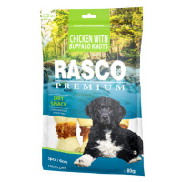 Pochoutka Rasco Premium uzly bůvolí obalené kuřecím masem 80g