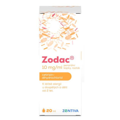 ZODAC 10MG/ML POR GTT SOL 1X20ML II Zentiva