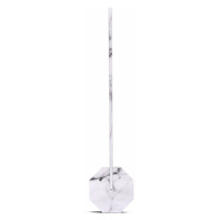 Bílo-šedá stolní lampa v mramorovém dekoru Gingko Octagon