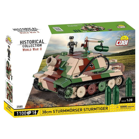 Cobi Sturmtiger 38 cm RW61 Sturnmorser Tiger, 1:28, 1115k, 1f