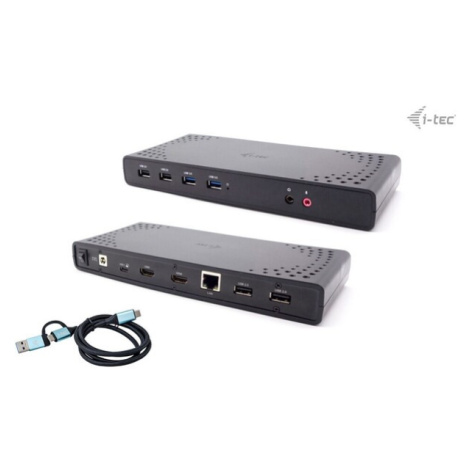 i-tec USB 3.0/USB-C/Thunderbolt, 2x HDMI dokovací stanice s PD 85W iTec