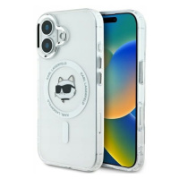 Karl Lagerfeld KLHMP16MHLSCHH iPhone 16 Plus 6.7 bílá/white hardcase IML