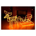 Nexos 29211 Svítící vánoční sob - LED světelná dekorace - 140 cm 336 LED
