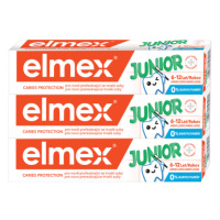 Elmex Junior Zubní pasta pro děti ve věku 6-12 let 3 x 75 ml