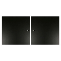 Černá dvířka pro modulární policový systém 2 ks, 32x33 cm Mistral Kubus - Hammel Furniture