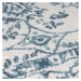 Flair Rugs koberce Kusový koberec Wool Loop Yasmin Ivory/Blue - 120x170 cm