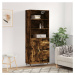 vidaXL Skříň highboard kouřový dub 69,5 x 34 x 180 cm kompozitní dřevo