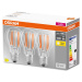 OSRAM OSRAM LED žárovka filament E27 Base 11W 2700K 3ks