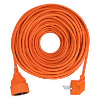 SOLIGHT PS18 prodlužovací kabel - spojka, 1 zásuvka, 30m, 3 x 1mm2, oranžová