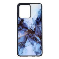 TopQ Kryt Marble Motorola Moto G84 5G pevný Smoky Blue 121031