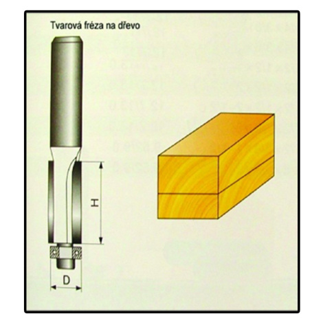 Fréza tvarová do dřeva F10 - 10x25mm Stavtool
