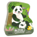 mamido Puzzle Panda s bambusem 48 dílků