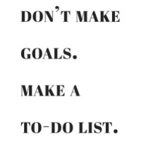 Ilustrace Dont make goals make a to do list, Finlay & Noa, 30 × 40 cm