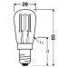 LED žárovka do lednice E14 LEDVANCE SPECIAL T26 FIL 2,8W (25W) teplá bílá (2700K)