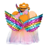 Set karneval - jednorožec barevný s křídly