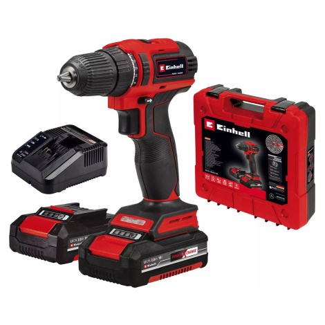 EINHELL Kompaktní vrtačka AKU TE-CD 18/40 Li Brushless set, 4513995 (2x2 Ah)