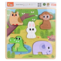 Viga Toys puzzle Lesní zvířátka