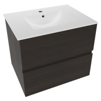 Koupelnová skříňka s umyvadlem Naturel Verona 60x50x45,5 cm tmavé dřevo mat VERONA60TDU3