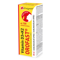 OROFAST Vitamín D3 + K2 sublinguální sprej 30 ml