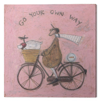 Obraz na plátně Sam Toft - Go Your Own Way, (30 x 30 cm)