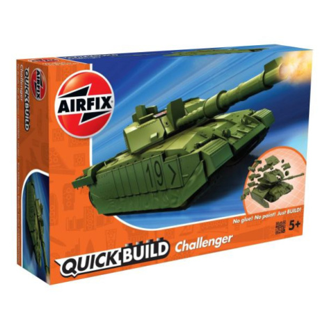 Quick Build tank J6022 - Challenger Tank - zelená AIRFIX