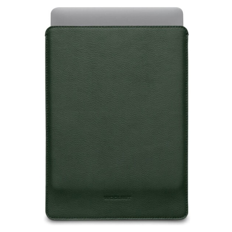 Woolnut kožené Sleeve pouzdro pro 14" MacBook Pro tmavě zelené