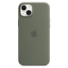 Apple silikonový kryt s MagSafe na iPhone 14 Plus olivový