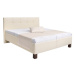 Čalouněná postel Mary 180x200, béžová, včetně matrace