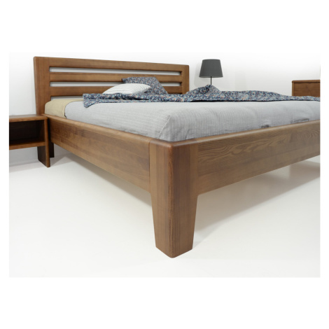 Postel GWdesign Heda Rozměr: 200x200 cm, Moření: Jasan-J12