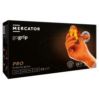 Mercator Medical gogrip jednorázové nitrilové orange 50 ks Rozměr: XXL