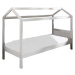 Tempo Kondela Montessori postel IMPRES - bílá/borovicové dřevo + kupón KONDELA10 na okamžitou sl